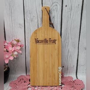 Vacaville Fruit Company Bamboo Cutting Board